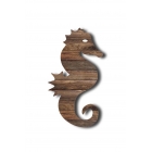 Создайте чарующую атмосферу дома: одобрено астрологом, деревянный морской конёк большого размера 36x20 см | Sumka
