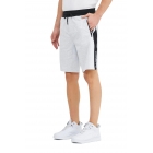 Мужские спортивные шорты для тренировок из хлопка, карамельного/черного цвета. | Sumka