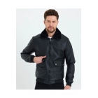 Мужская кожаная куртка-пальто Мужская кожаная куртка-пальто с мехом внутри | Sumka