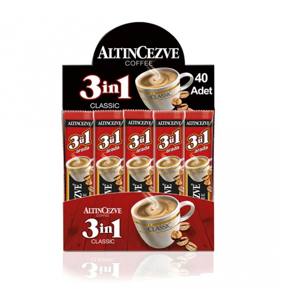 ALTINCEZVE 3 в 1 | Готовый кофе 15 г X 40 шт. | Sumka