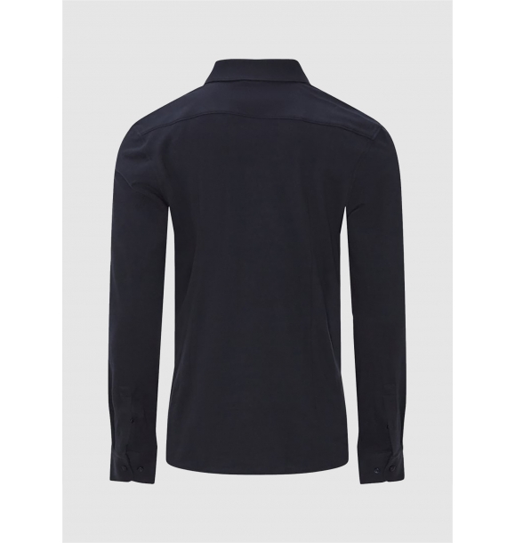 Рубашка Hugo Boss для мужчин 50469802 U007496 - Темно-синяя | Sumka