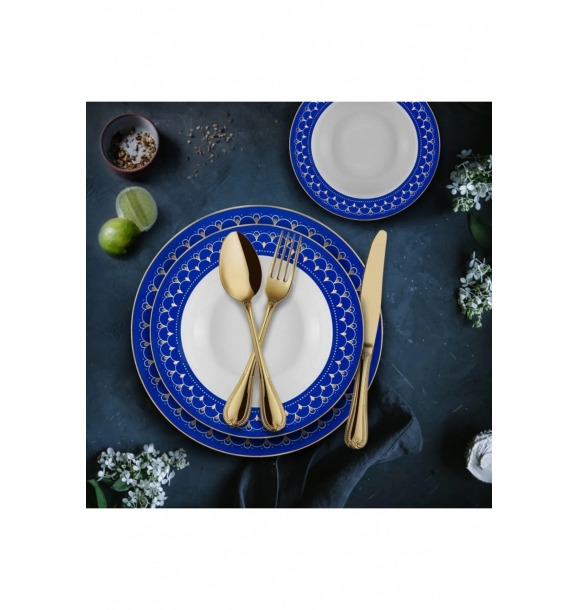 Набор столовой посуды Mıreira, костяной фарфор, 24 предмета | Sumka