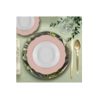 Набор столовой посуды Botanica, костяной фарфор, 24 предмета | Sumka
