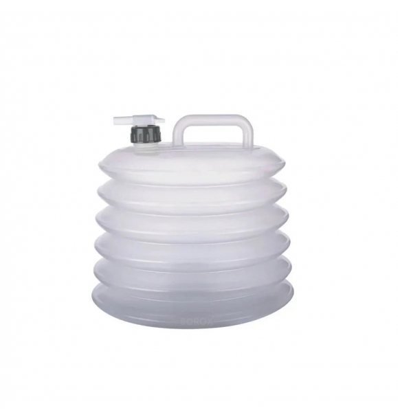 Складная канистра-гармошка 10 литров - пластиковая бутыль с краном | Sumka